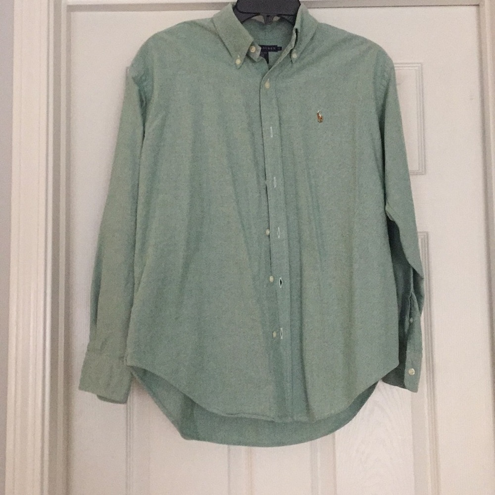Light green button down/oxford shirt